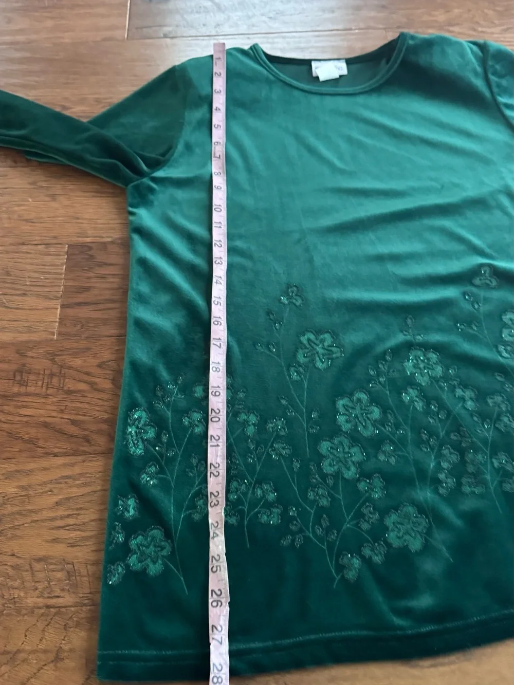 Daniel C Green Velvet Floral Lounge Set